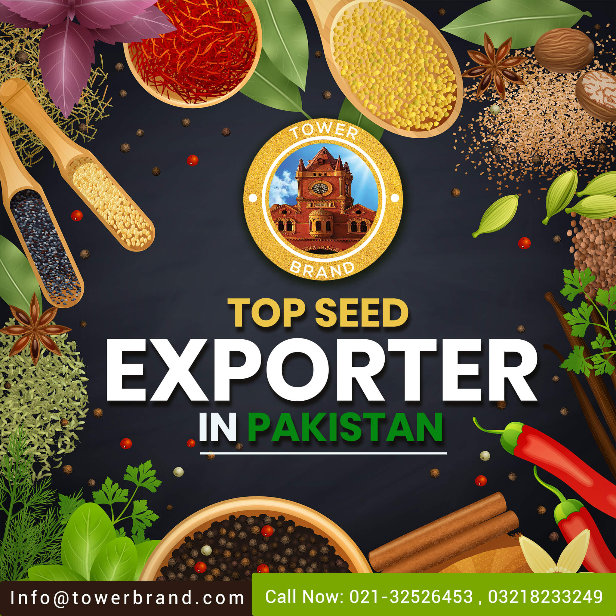 Tower Brand top Seeds Exporter